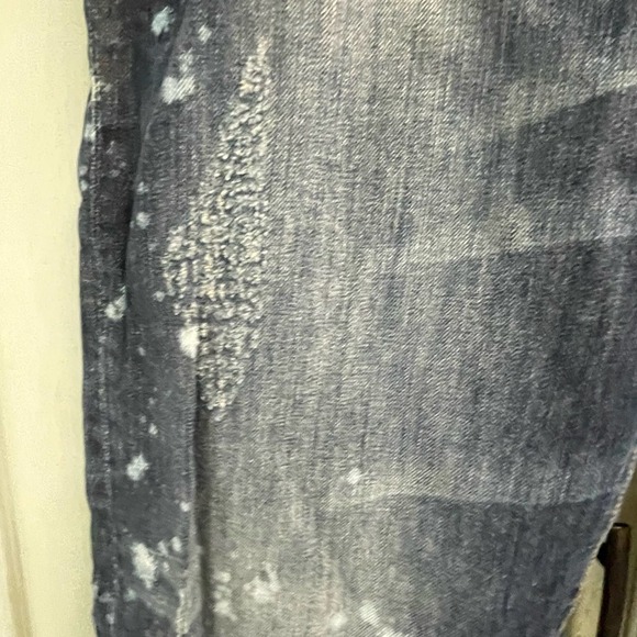 Ed Hardy VTG 38x32 Distressed Splatter Jeans Christian Audigier - Picture 4 of 8